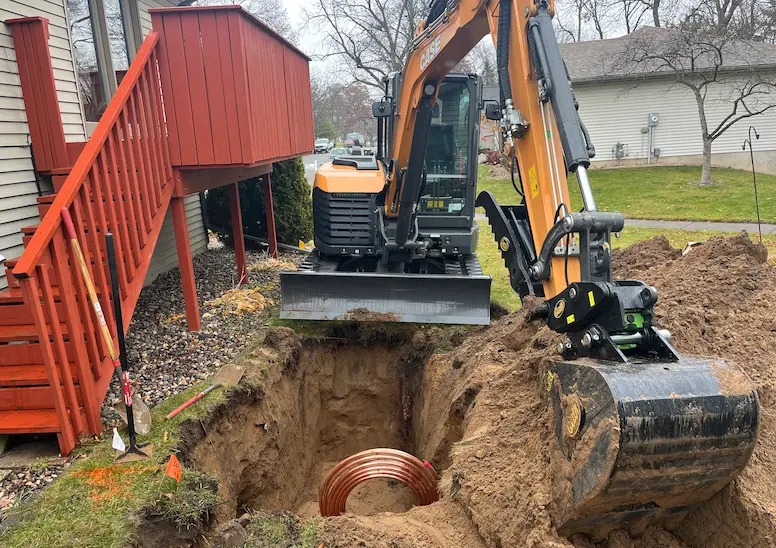 la crosse wi water line service replacement