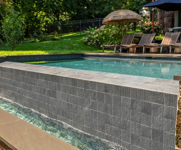 negative edged pool installation new york