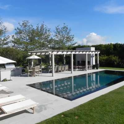 custom pool projects in Southampton New York