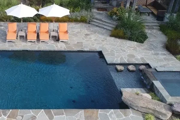 contemporary pool design Southampton NY