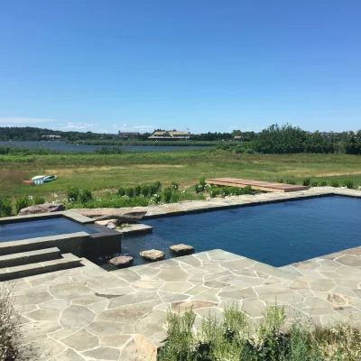 good custom pool designs in Southampton New York